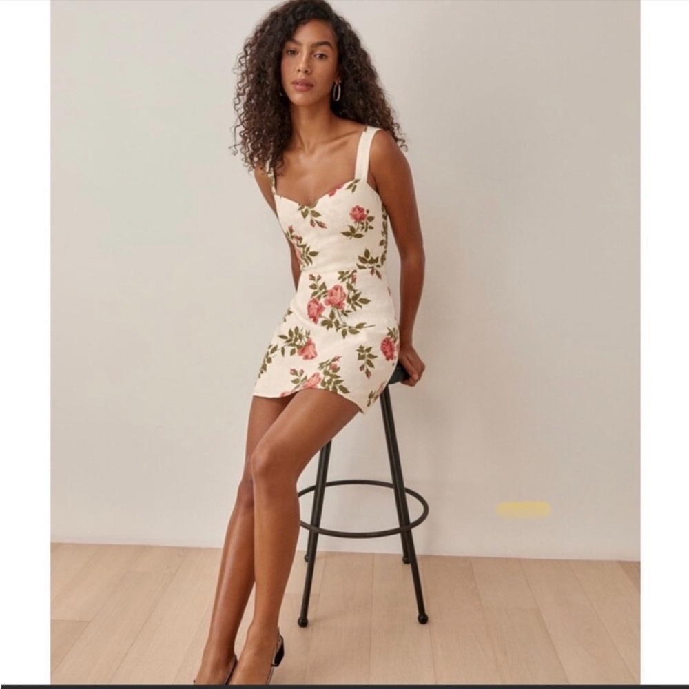 Reformation miso linen dress